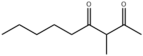 3-メチルノナン-2,4-ジオン 化学構造式