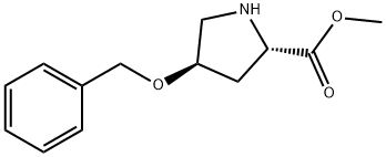 (2S,4R)-N-BOC-4-苄氧基-2-吡咯烷甲酸甲酯, 113490-76-9, 结构式