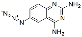 2,4-diamino-6-azidoquinazoline Structure