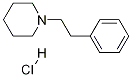 Piperidine, 1-(2-phenylethyl)-, hydrochloride Struktur
