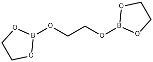 2,2'-[1,2-エタンジイルビス(オキシ)]ビス-1,3,2-ジオキサボロラン 化学構造式