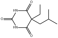 5-ethyl-5-isobutylbarbituric acid Struktur