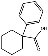 1-苯基-1-环己羧酸,1135-67-7,结构式