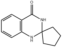 1'H-スピロ[シクロペンタン-1,2'-キナゾリン]-4'(3'H)-オン 化学構造式