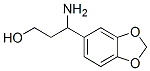 3-AMINO-3-(1,3-BENZODIOXOL-5-YL)-1-PROPANOL Structure