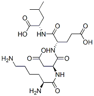 lysyl-aspartyl-glutamyl-leucine Structure