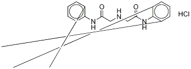 2,2'-IMinobis(N-(2,6-DiMethylphenyl)acetiaMide Hydrochloride 化学構造式