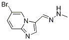 (E)-6-broMo-3-((2-Methylhydrazono)Methyl)iMidazo[1,2-a]pyridine Structure