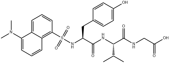 DANSYL-TYR-VAL-GLY Structure