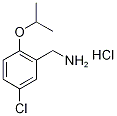 (5-chloro-2-isopropoxyphenyl)methanamine hydrochloride Structure