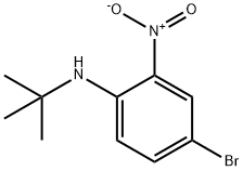 4-Bromo-N-tert-butyl-2-nitroaniline Structure
