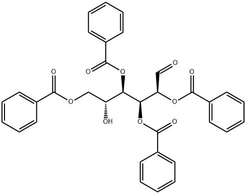 2,3,4,6-四-O-苯甲酰基-D-吡喃甘露糖, 113544-59-5, 结构式