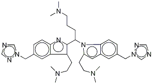 Rizatriptan 1,2-(4-dimethylamino)butane  Struktur