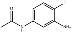 N-(3-アミノ-4-フルオロフェニル)アセトアミド 化学構造式