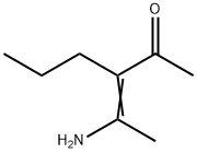 2-Hexanone, 3-(1-aminoethylidene)- (9CI) Structure