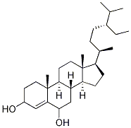 Stigmast-4-ene-3,6-diol Struktur