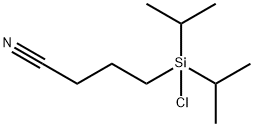 3-CYANOPROPYLDIISOPROPYLCHLOROSILANE 化学構造式
