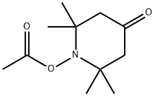 1-Acetyloxy-2,2,6,6-tetramethyl-4-oxopiperidine Structure