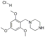 1-[(2,4,6-TriMethoxyphenyl)Methyl]piperazine Hydrochloride Structure