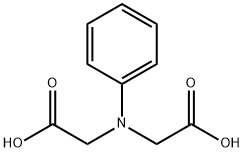 N-苯基亚胺二乙酸, 1137-73-1, 结构式