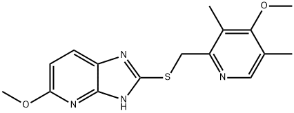 5-METHOXY-2-[[(4-METHOXY-3,5-DIMETHYL-2-PYRIDINYL)METHYL]THIO]-1H-IMIDAZO[4,5B]PYRIDINE Structure