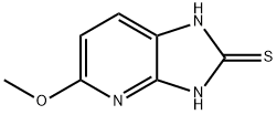 2-Mercapto-5-methoxyimidazole[4,5-b]pyridine Struktur