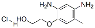 2,4-二氨基-5-甲基苯氧基乙醇 HCL, 113715-27-8, 结构式