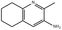 3-Quinolinamine,  5,6,7,8-tetrahydro-2-methyl- Structure