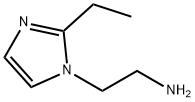 2-(2-エチル-1H-イミダゾール-1-イル)エタンアミン 化学構造式