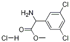 Methyl 2-AMino-2-(3,5-dichlorophenyl)acetate Hydrochloride Structure
