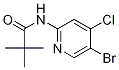 N-(5-broMo-4-chloropyridin-2-yl)-2,2-
diMethylpropanaMide 结构式