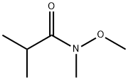 N-Methoxy-N,2-dimethylpropanamide Struktur