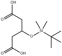3-(tert-ButyldiMethylsilyloxy)glutaric Acid Structure