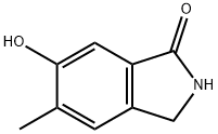 1H-Isoindol-1-one, 2,3-dihydro-6-hydroxy-5-Methyl- Structure