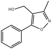 (3-METHYL-5-PHENYL-4-ISOXAZOLYL)METHANOL Struktur