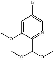 5-bromo-3-(dibromomethyl)-2-methoxypyridine Structure