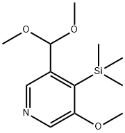 3-(Dimethoxymethyl)-5-methoxy-4-(trimethylsilyl)-pyridine Structure