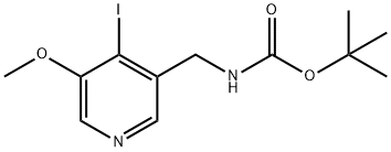 tert-Butyl (4-iodo-5-methoxypyridin-3-yl)-methylcarbamate Struktur