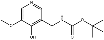 tert-Butyl (4-hydroxy-5-methoxypyridin-3-yl)-methylcarbamate Struktur