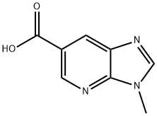 3-methyl-3H-imidazo[4,5-b]pyridine-6-carboxylic acid(SALTDATA: HCl 2H2O), 1138444-24-2, 结构式