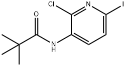 N-(2-Chloro-6-iodopyridin-3-yl)pivalamide Structure