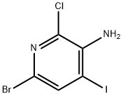 6-Bromo-2-chloro-4-iodopyridin-3-amine Structure
