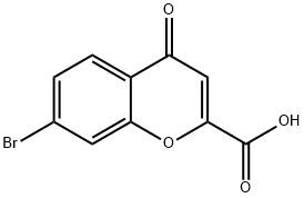 7-BROMO-4-OXO-4H-CHROMENE-2-CARBOXYLIC ACID Structure
