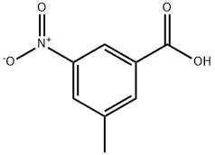 3-メチル-5-ニトロ安息香酸 化学構造式