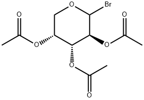D-阿拉伯吡喃糖基溴化物三乙酸酯 结构式