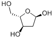 2-脱氧-alpha-L-赤式戊呋喃糖 结构式