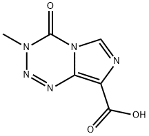 3,4-二氢-3-甲基-4-氧代咪唑并[5,1-D]-1,2,3,5-四嗪-8-甲酰胺酸,113942-30-6,结构式
