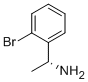 (R)-1-(2-ブロモフェニル)エチルアミン 化学構造式