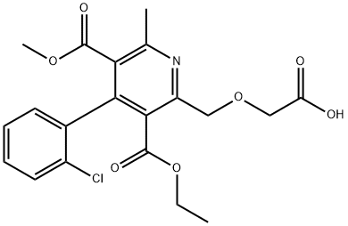 O-Des[2-aMinoethyl]-O-carboxyMethyl-dehydroaMlodipine Structure