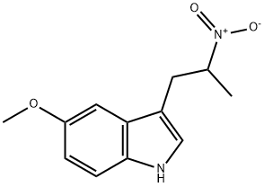 1-(5-methoxyindol-3-yl)-2-nitropropane,113997-50-5,结构式